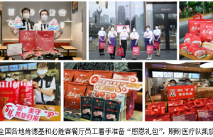 “万份心意 万分感恩”——百胜中国致敬援沪医疗队